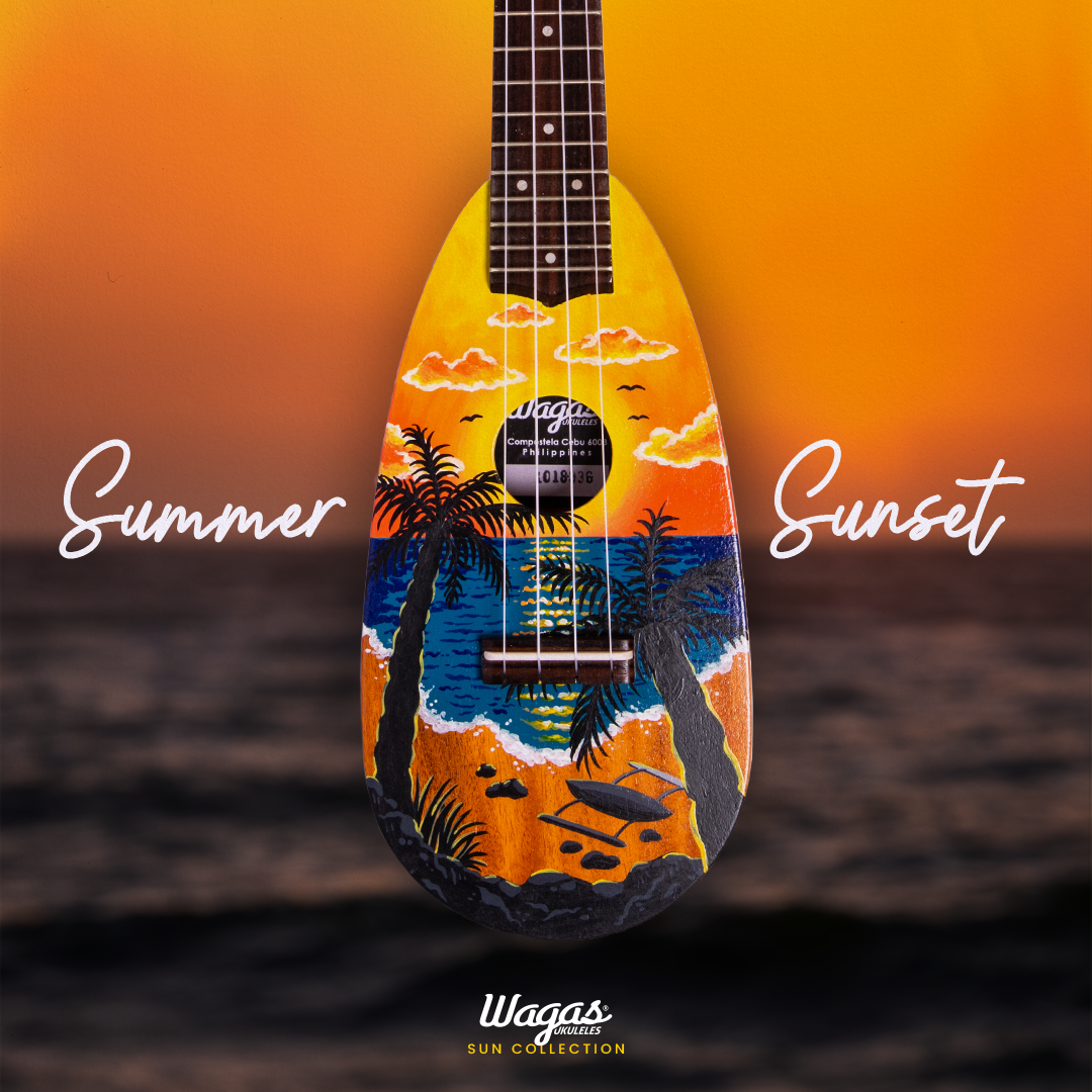 Summer Sunset and Island Rise Travel Ukulele