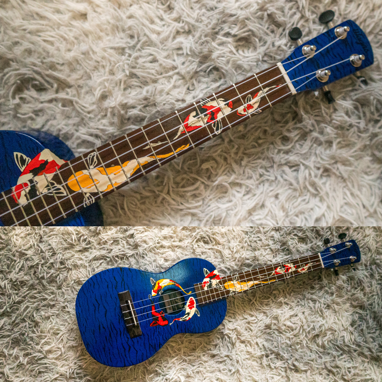 TS Living Jewels Inspired Custom Ukulele