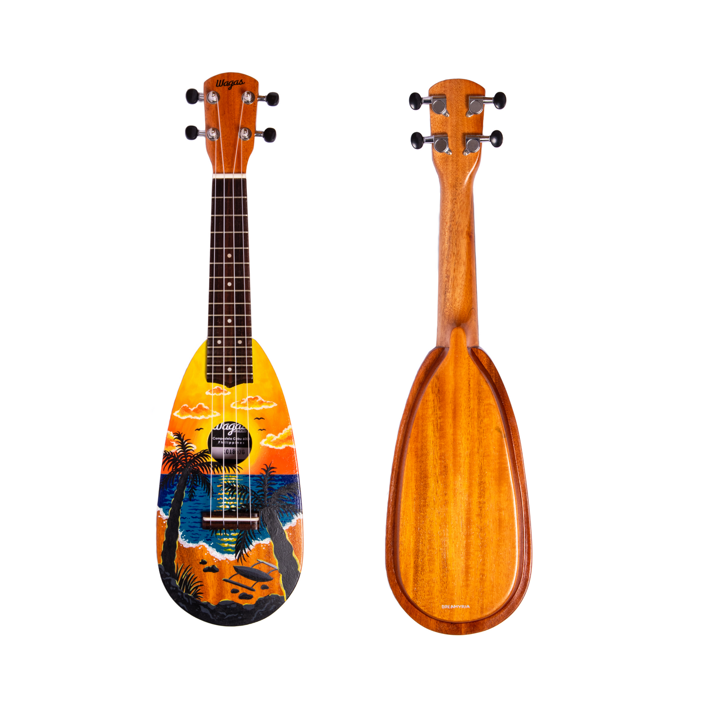 Summer Sunset and Island Rise Travel Ukulele