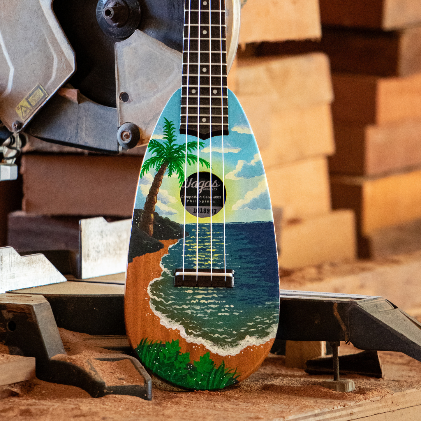 Summer Sunset and Island Rise Travel Ukulele