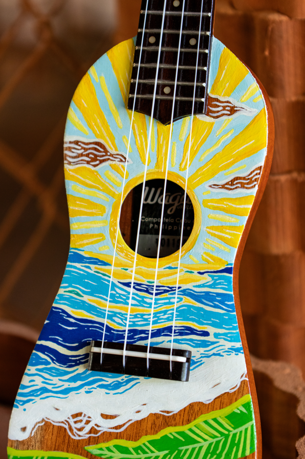 Shining Sunrise Travel Ukulele