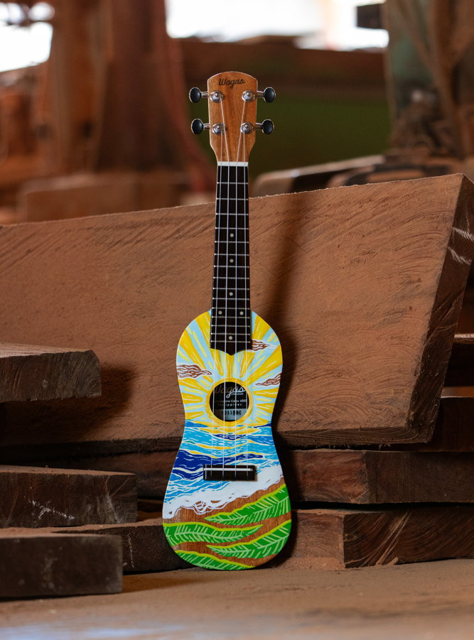 Shining Sunrise Travel Ukulele