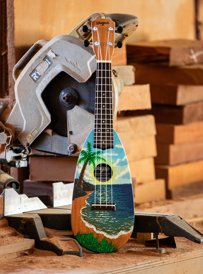 Summer Sunset and Island Rise Travel Ukulele